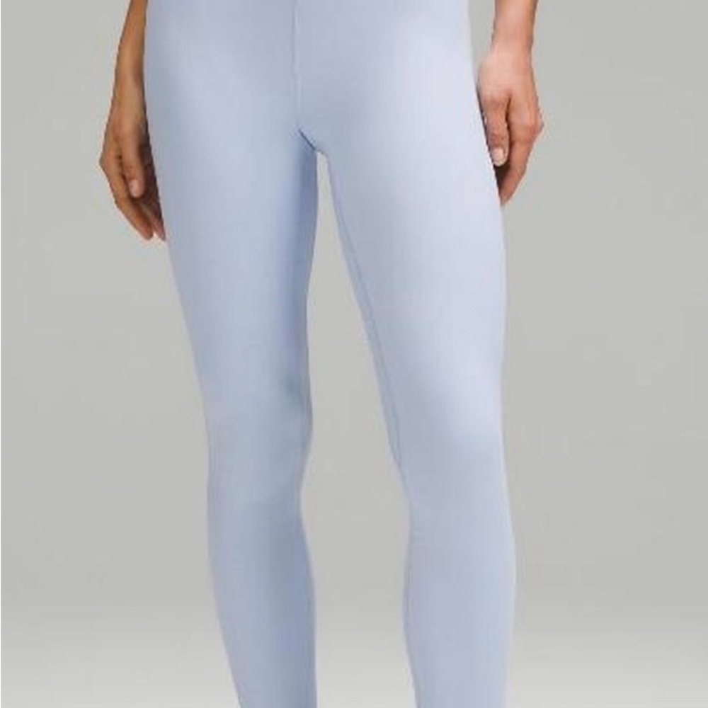 lululemon Align Double Lined Pastel Blue High Rise Pant 28inch Inseam